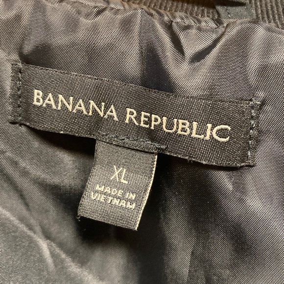 Banana Republic Men's Lightweight Black Bomber Jacket Sz XL - Picture 12 of 13